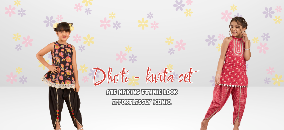 Girls Kurta Dhoti Sets