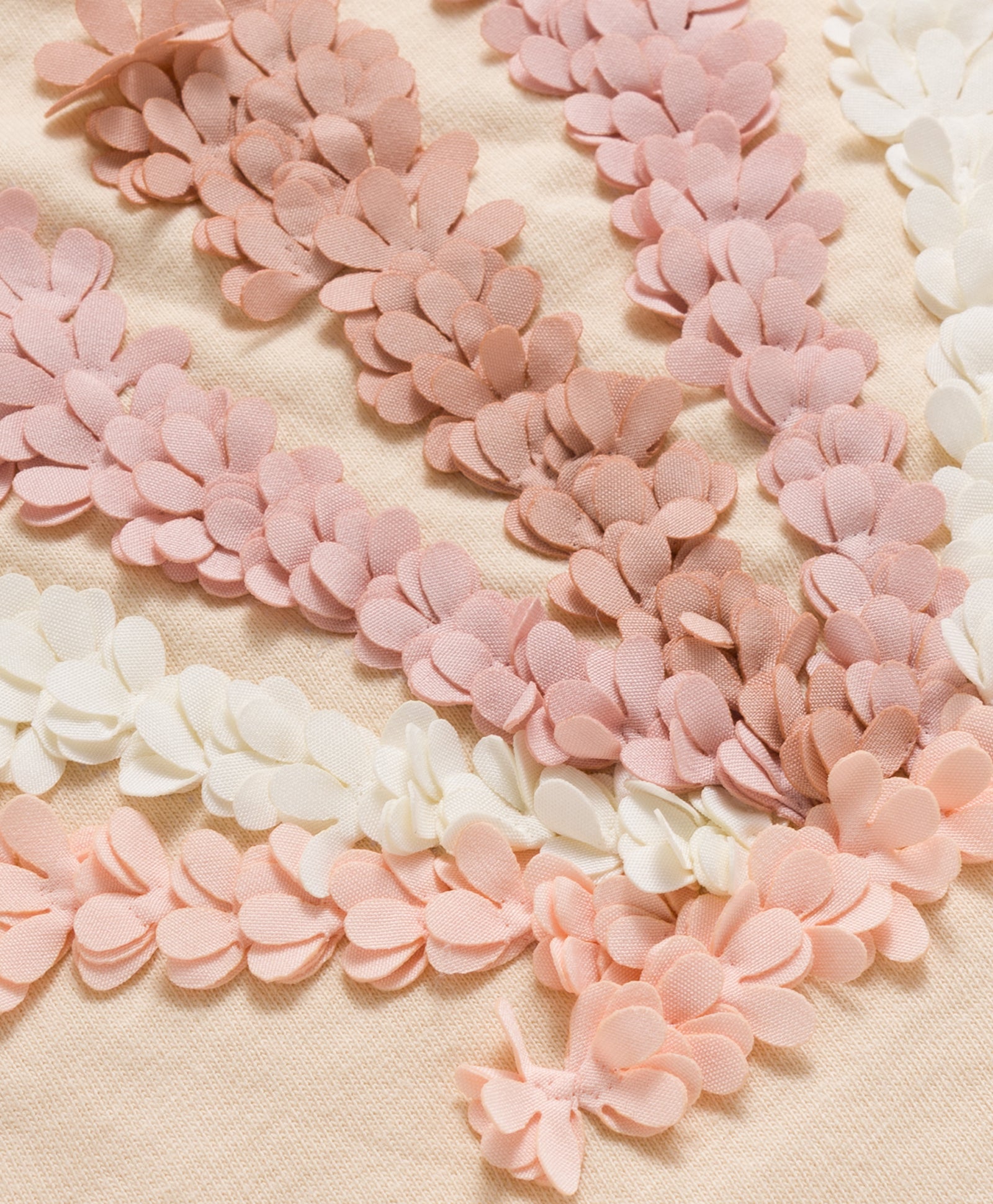 Paris Night Off White T-shirt with Peach Skirt Set For Girls