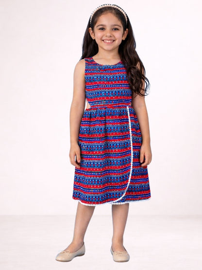 Petal Play Girls Blue Dress