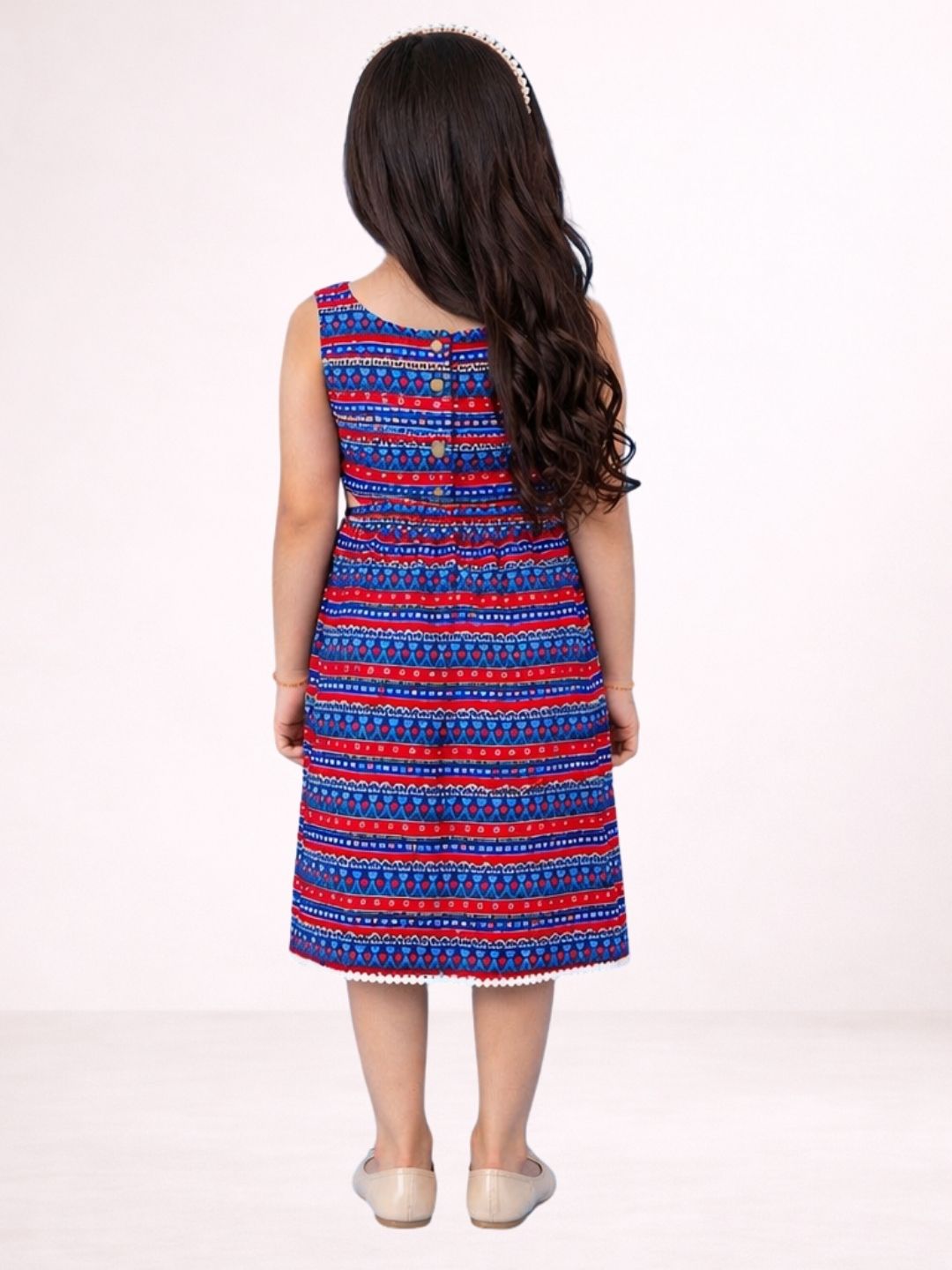 Petal Play Girls Blue Dress