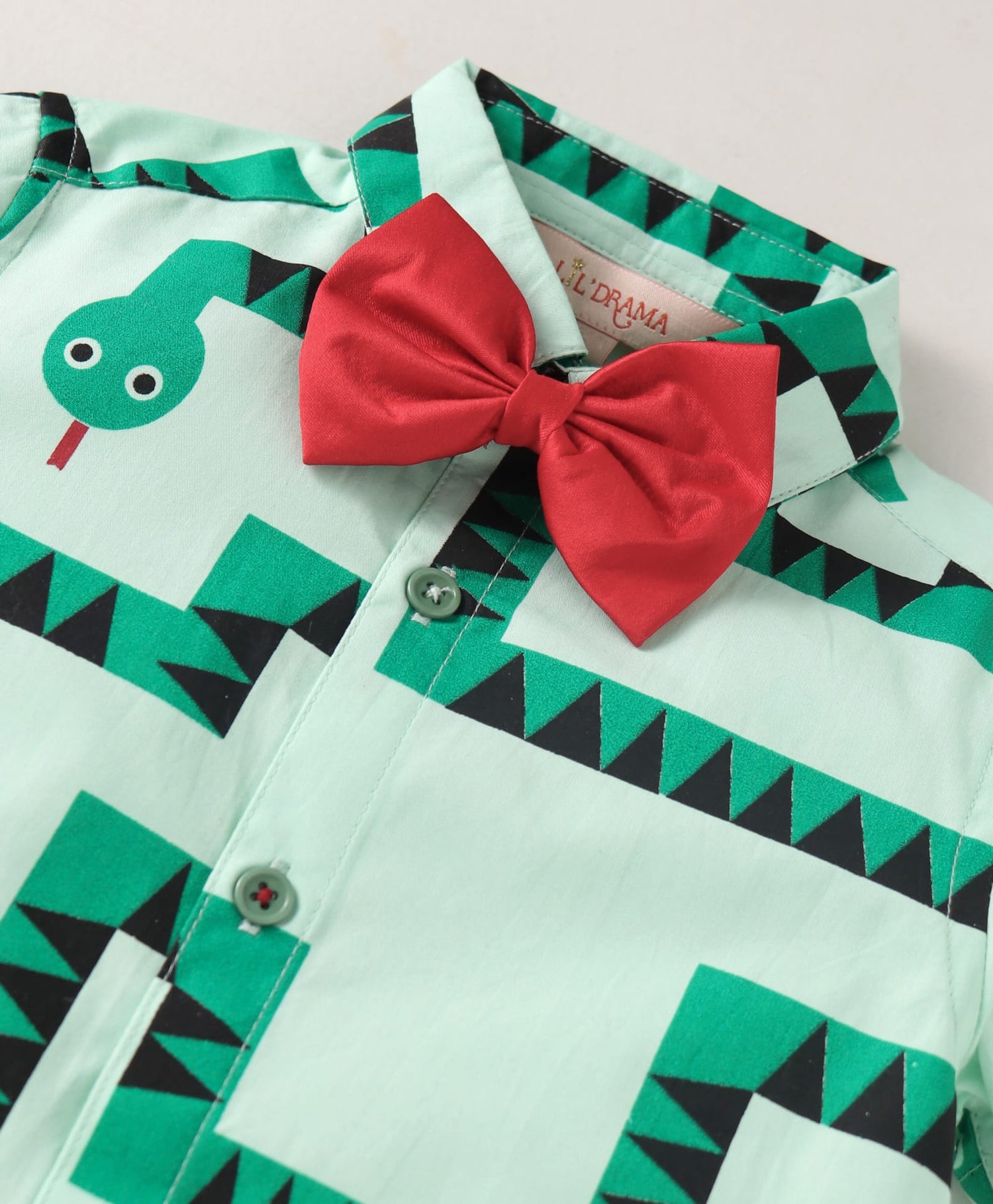 Board game inspired Boys Green Table Print Shirt and Boxer Sets