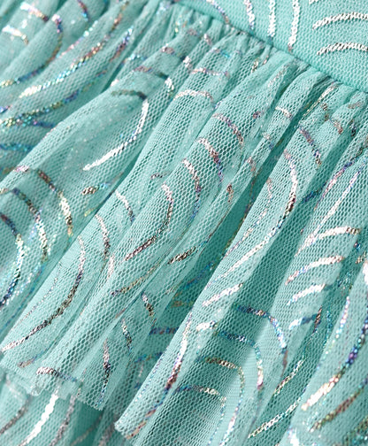 Razzle Dazzle Girls Blue Georgette Party Dress