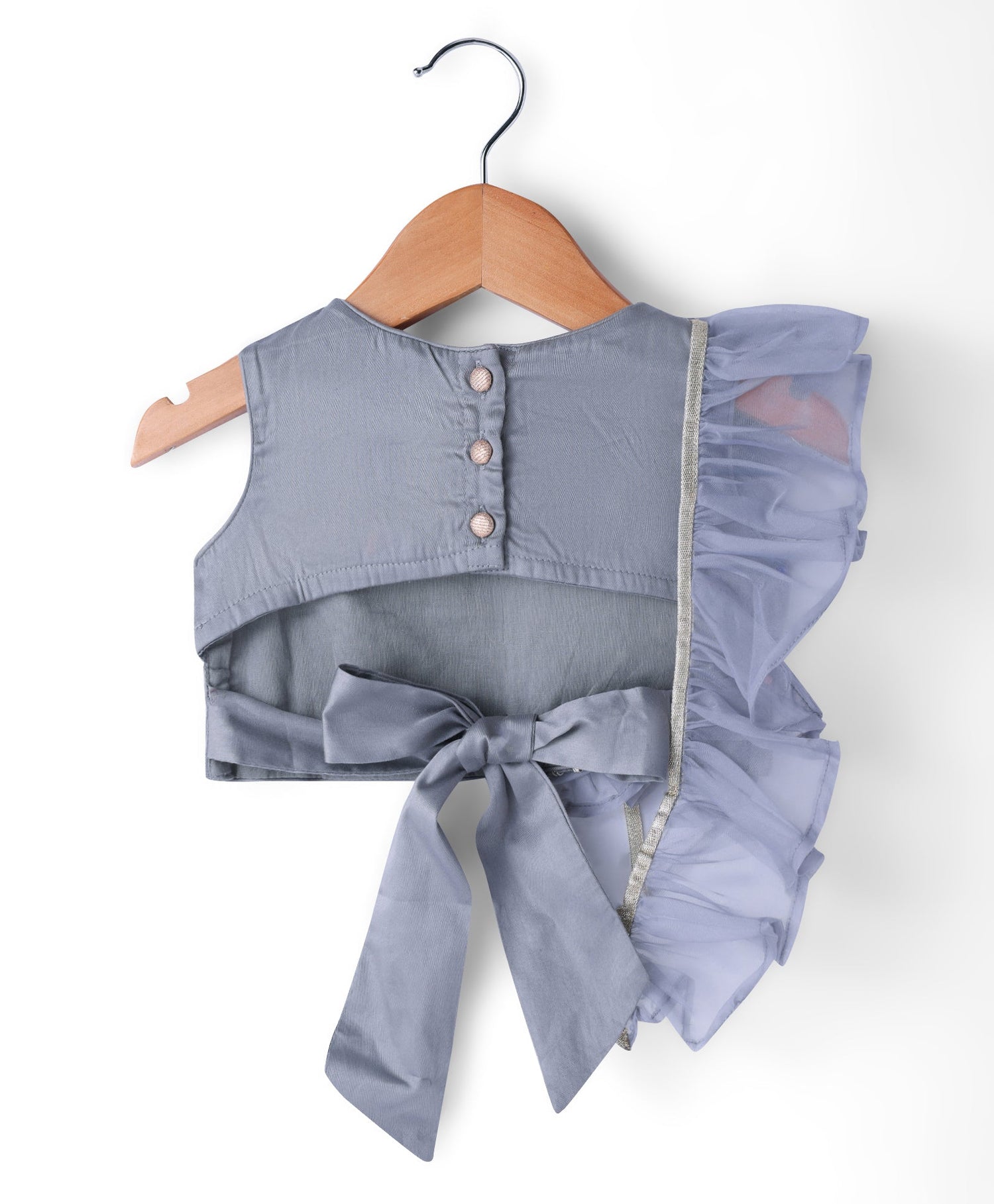 Mehfil Grey Girls Co-ordinate set for Girls