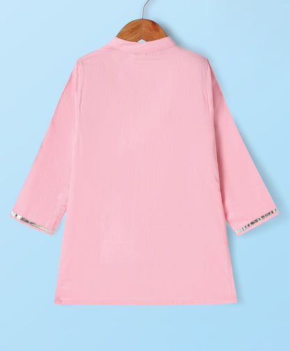 Bollywood Tadka Pink Kurta Pant set for Boys