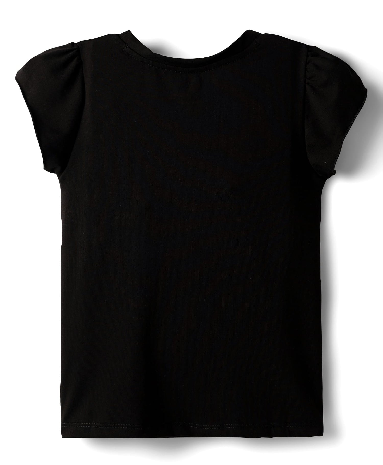 Rainbow Barbie Girls Black T-shirt