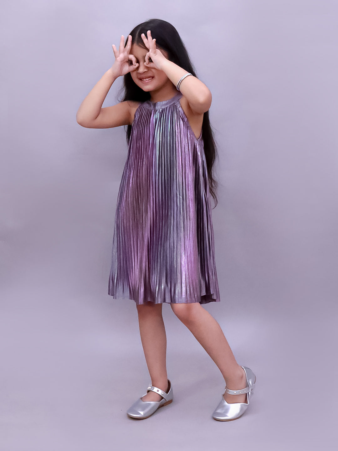 Glam Up Girls Party Mauve Dress