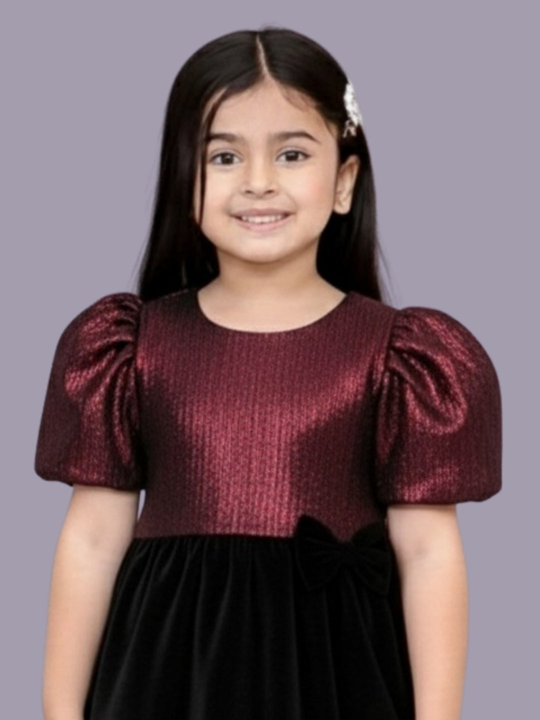 Glam up Girls Party Maroon Top