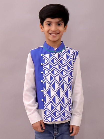 Shor-Gul Blue Jacket For Boys