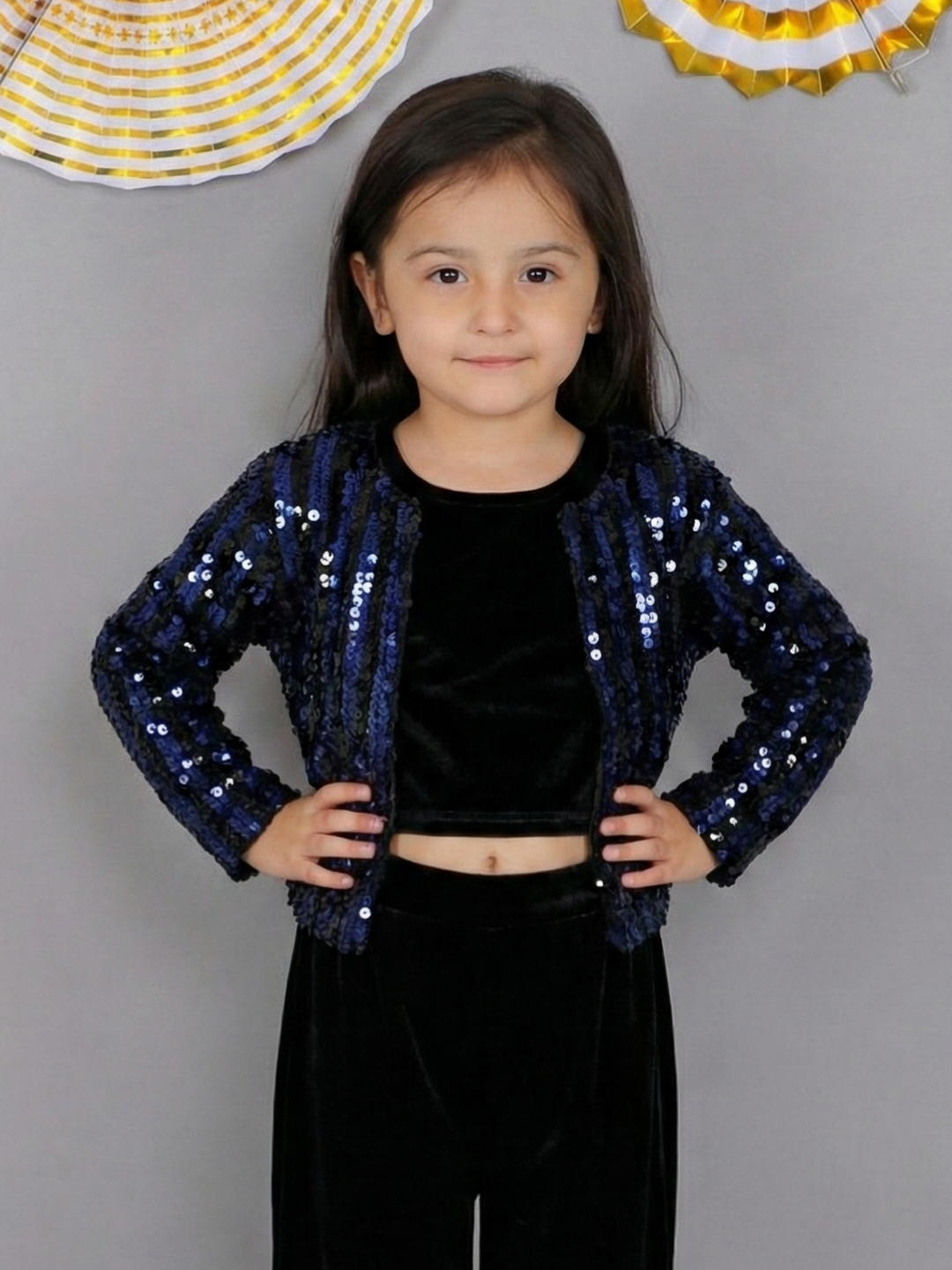 Razzle Dazzle Girls Navy Blue Jacket