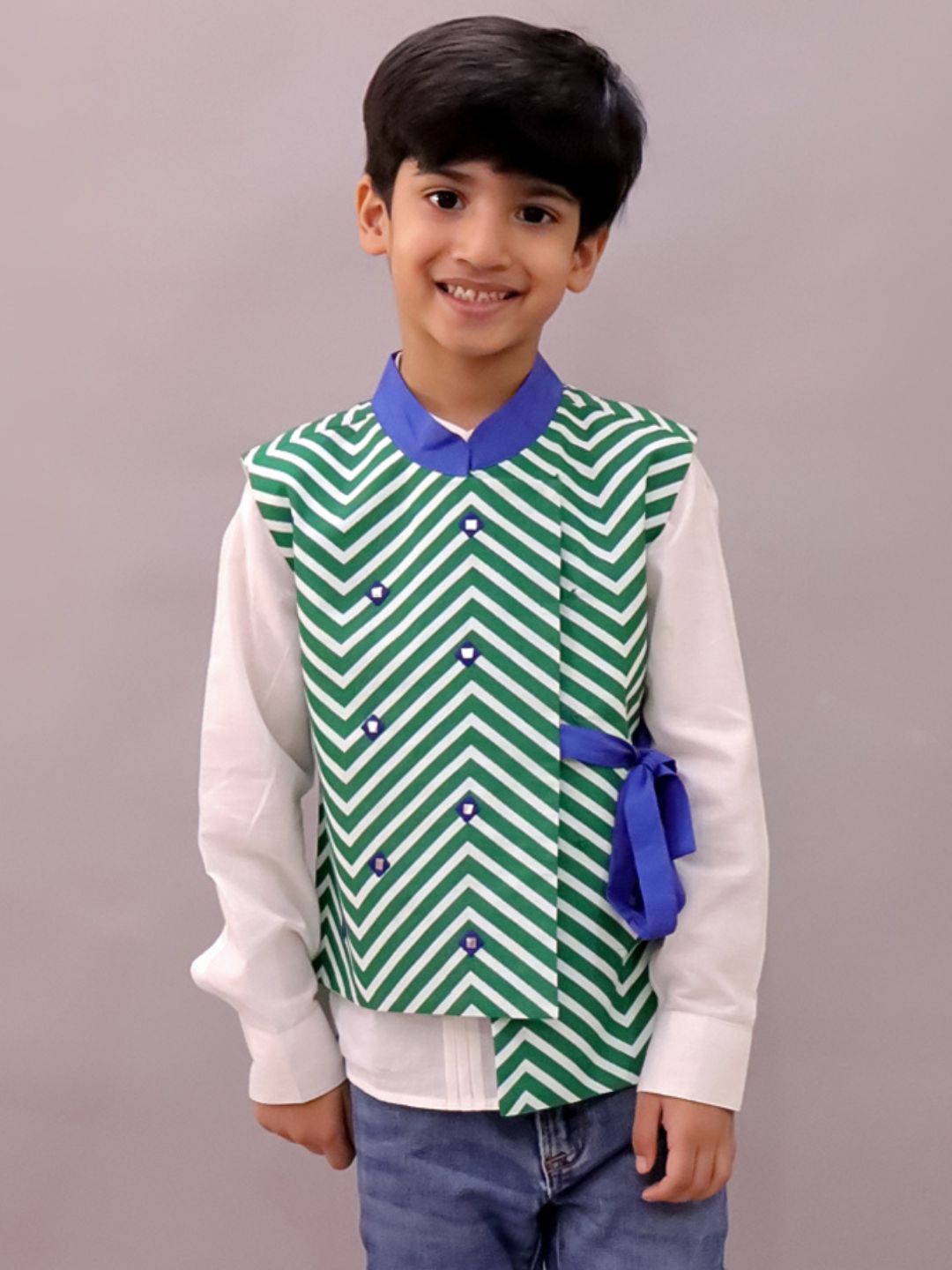 Shor-Gul Green Jacket For Boys