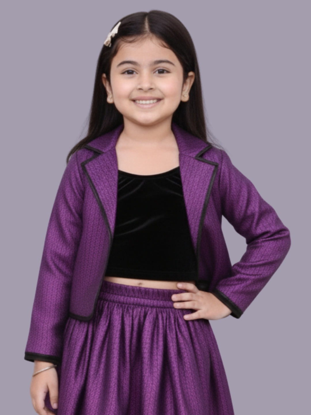 Glam up Girls Party Violet Jacket