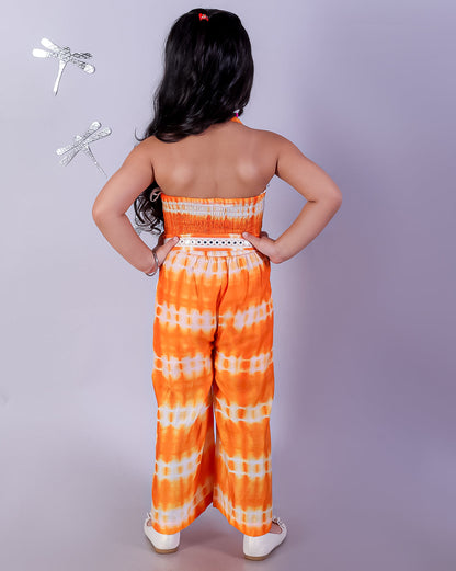 Lil Drama Girls Fusion Ethnic Jumpsuit