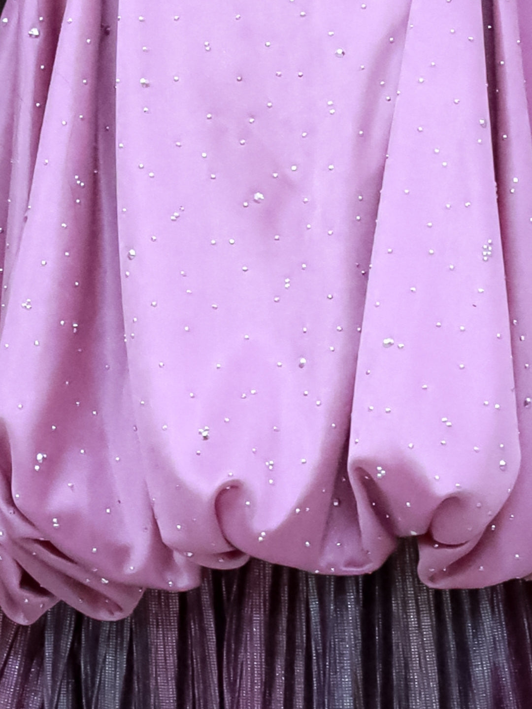 Glam Up Girls Party Purple Balloon Top