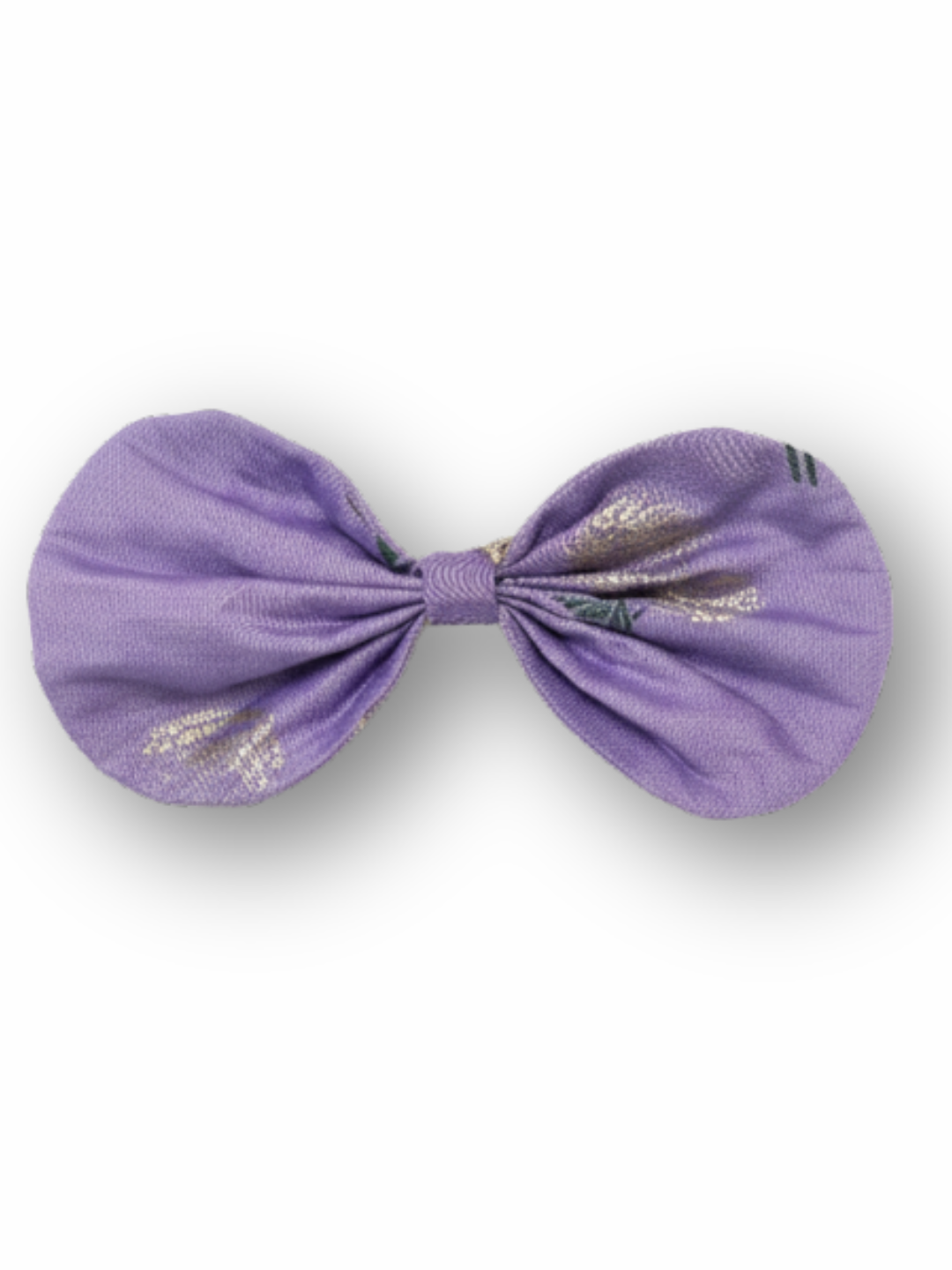 Lil Drama Light Purple Hair Bow with Subtle Shimmering Print - Purple