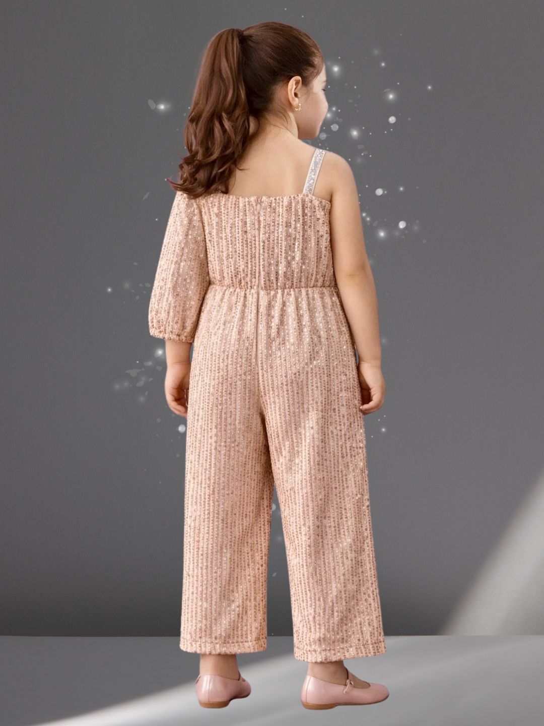 Razzle Dazzle Girls Golden Party Jumper