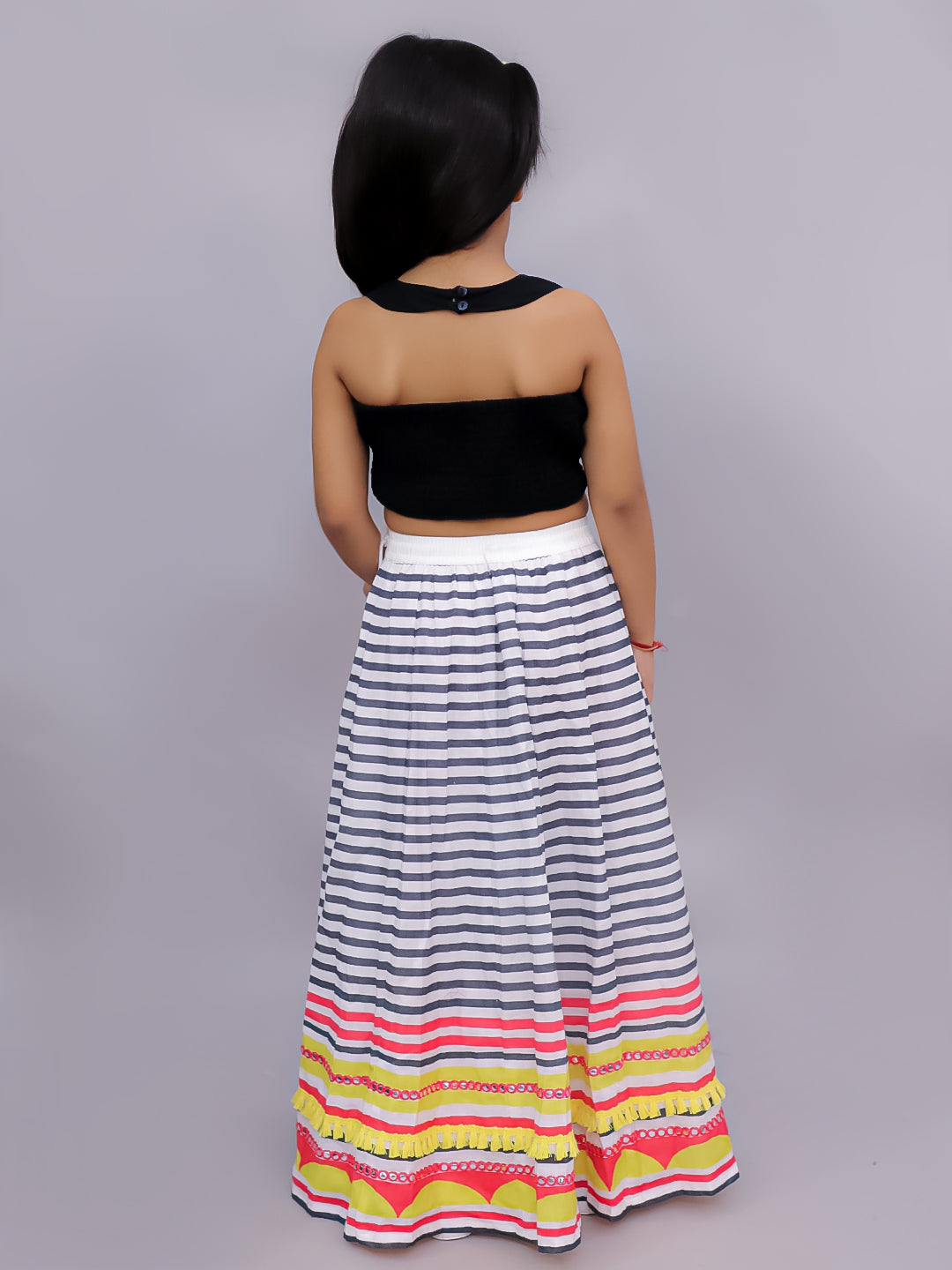 Shor-Gul Multicolor Lehanga Choli Set for Girls