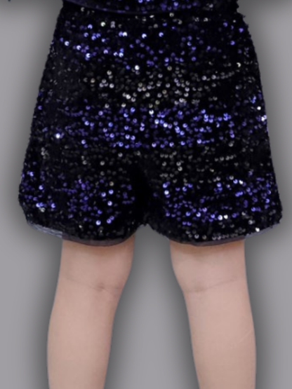 Razzle Dazzle Girls Navy Blue Shorts