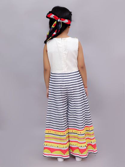 Shor-Gul Multicolor Jumpsuit for Girls