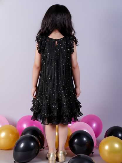Glam up Girls Black Dress