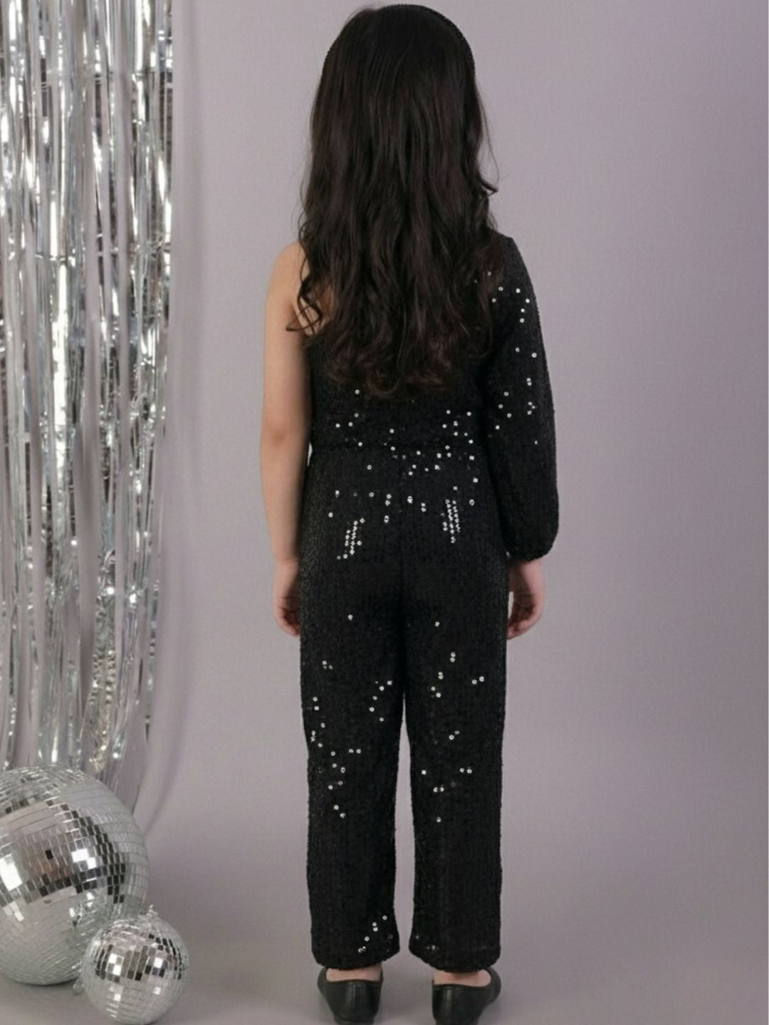 Razzle Dazzle Girls Black Party Jumper