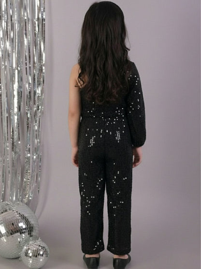 Razzle Dazzle Girls Black Party Jumper