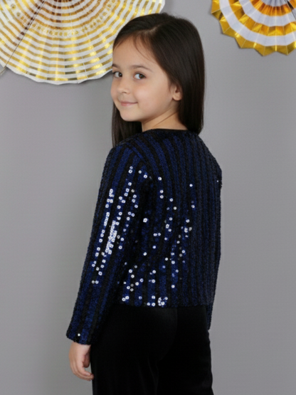 Razzle Dazzle Girls Navy Blue Jacket