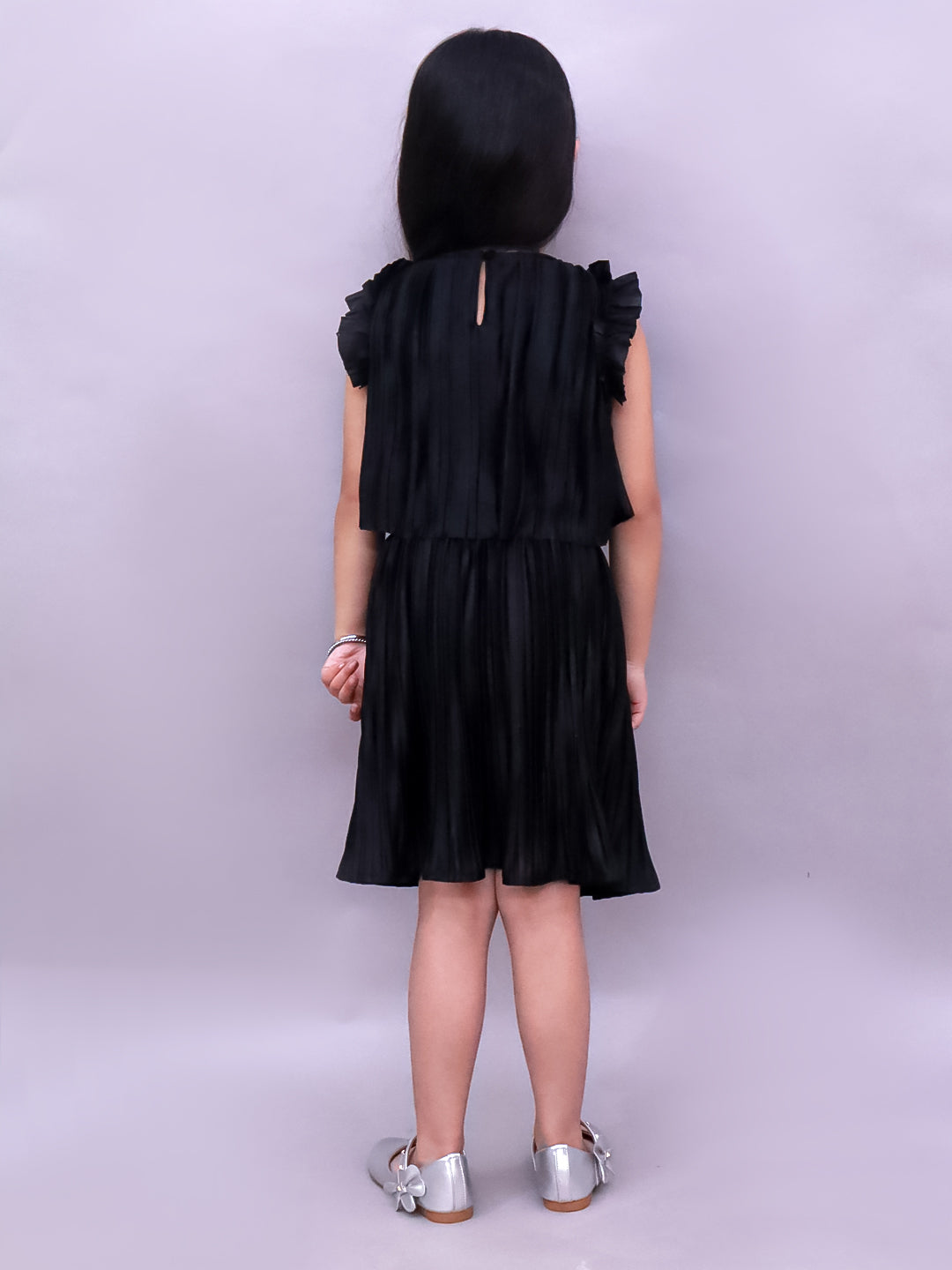 Glam Up Girls Party Black Top And Skirt