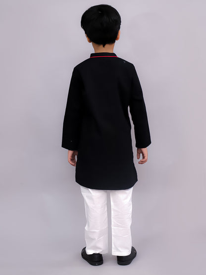 Shor-Gul Multicolor Kurta Pyjama Set For Boys