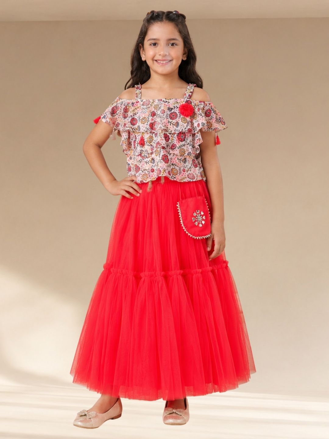 Lil Drama Girls Choli with Ghaghra set