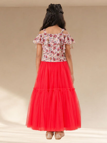 Lil Drama Girls Choli with Ghaghra set