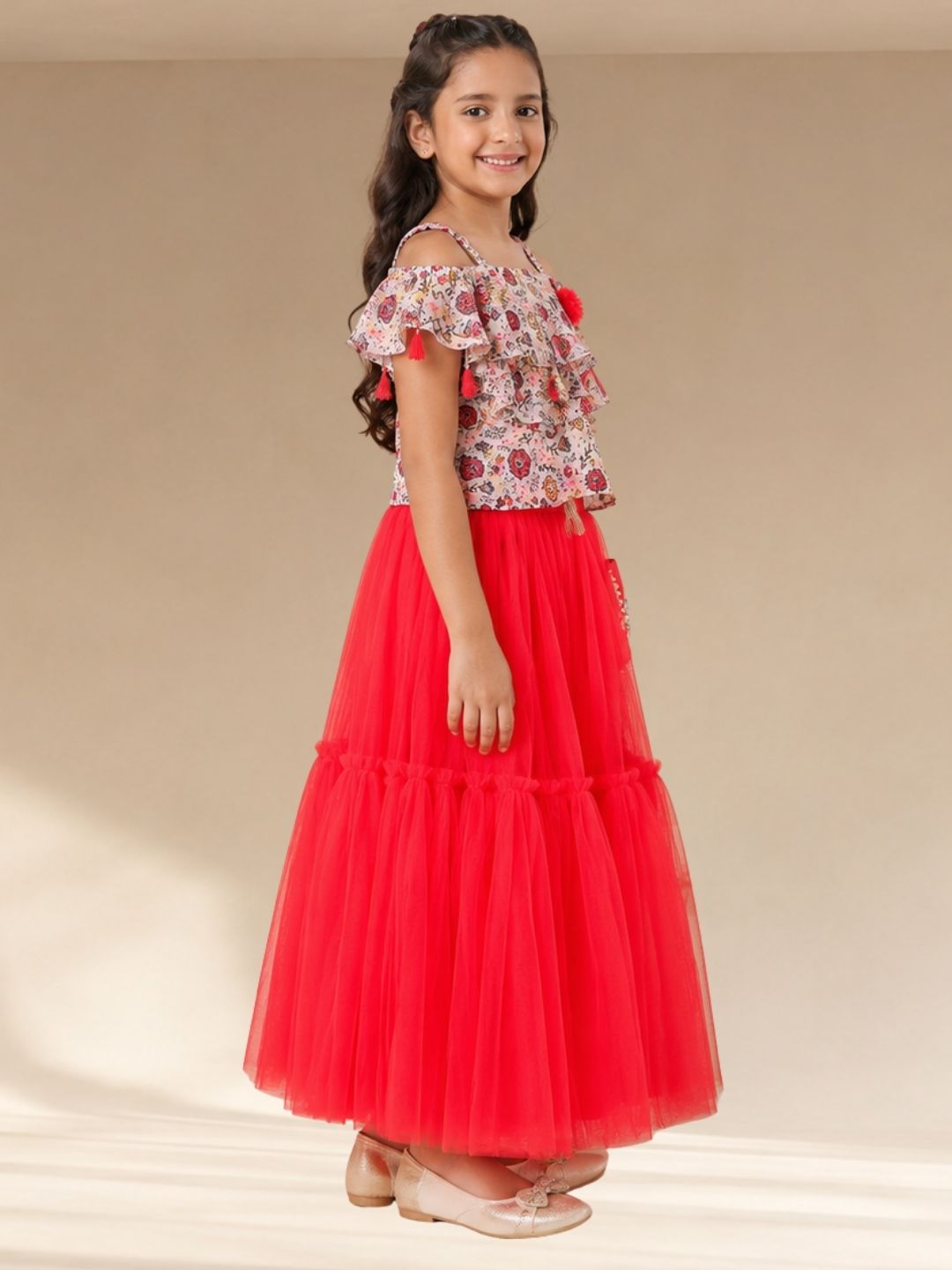 Lil Drama Girls Choli with Ghaghra set