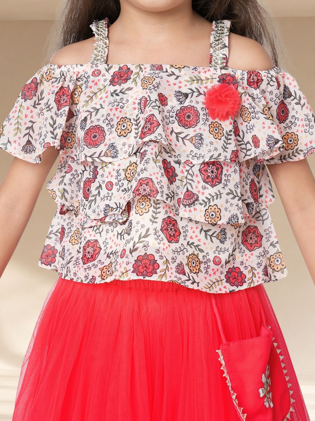 Lil Drama Girls Choli with Ghaghra set