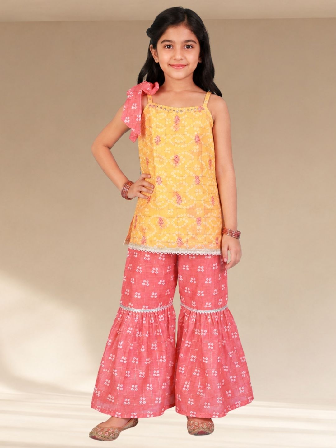 Lil Drama Girls Kurta Sharara set