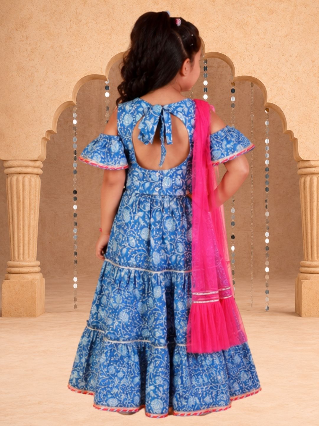 Lil Drama Girls Choli Ghaghra with dupatta  set