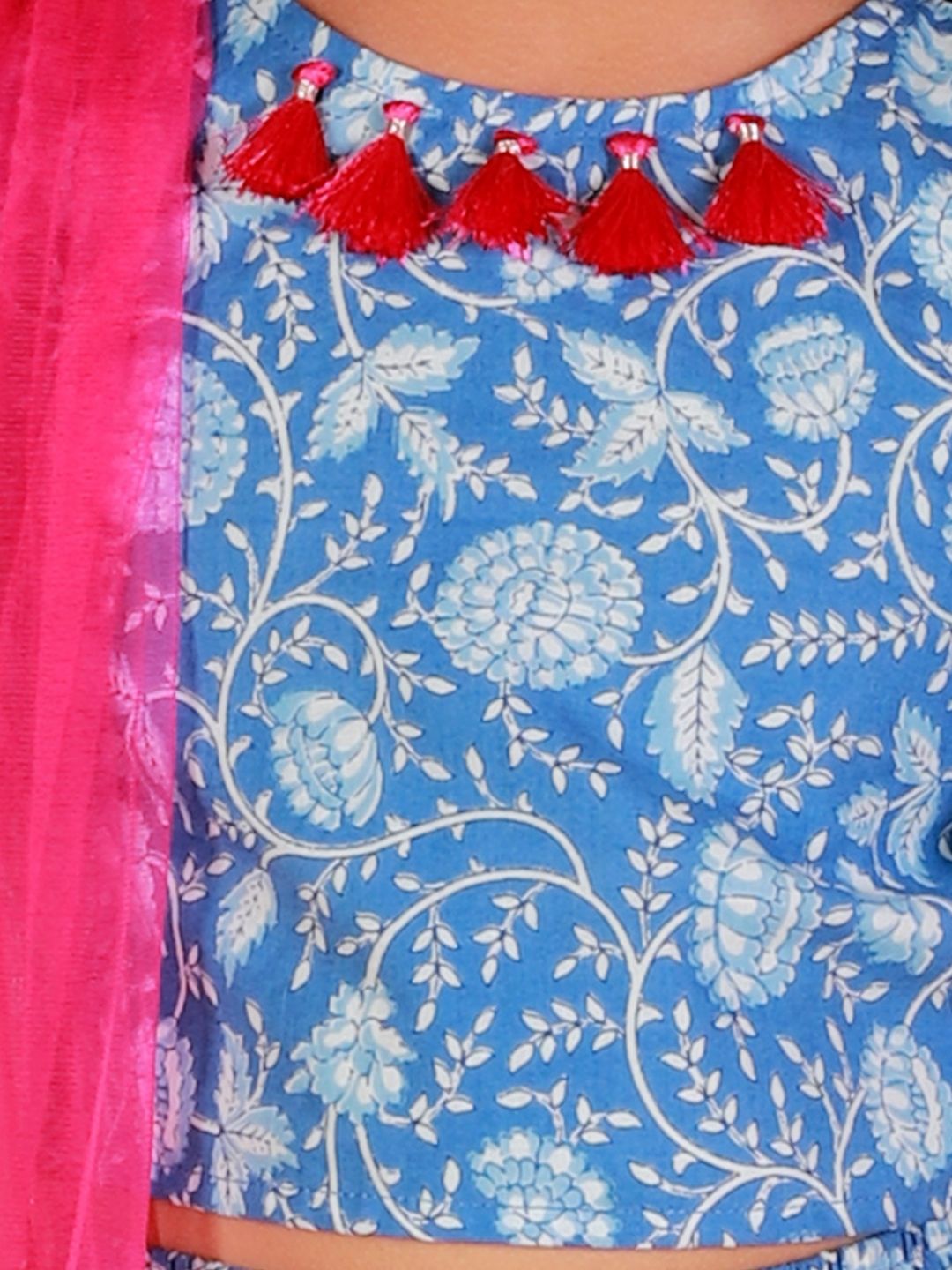 Lil Drama Girls Choli Ghaghra with dupatta  set