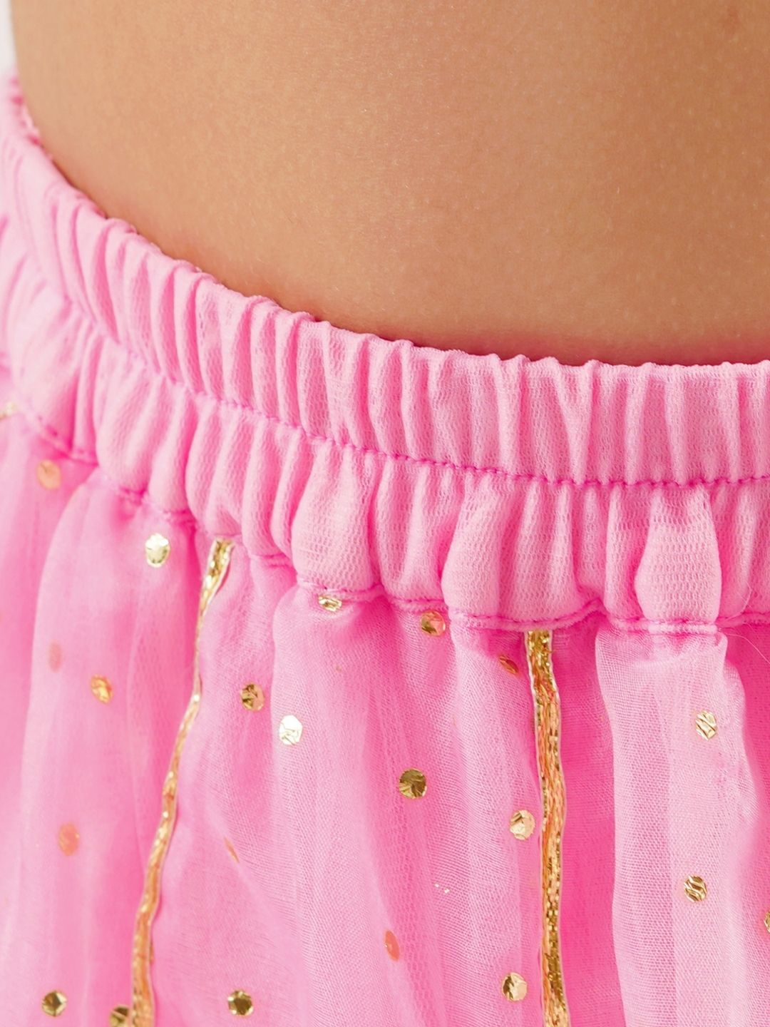 Bollywood Tadka Pink Ghagra Choli Dupatta set for Girls