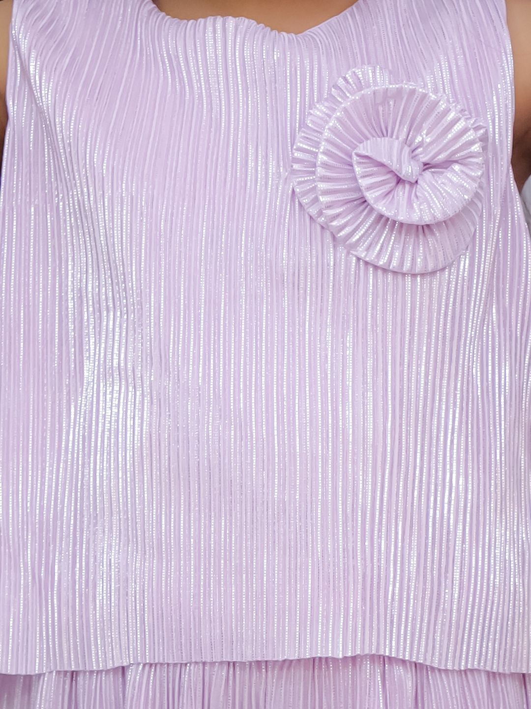 Glam Up Girls Pink Party Top and Pant Set