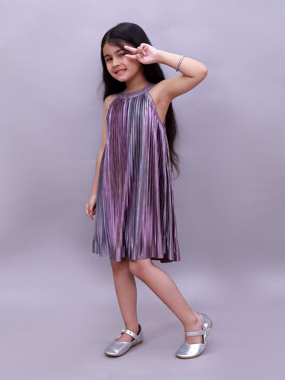 Glam Up Girls Party Mauve Dress