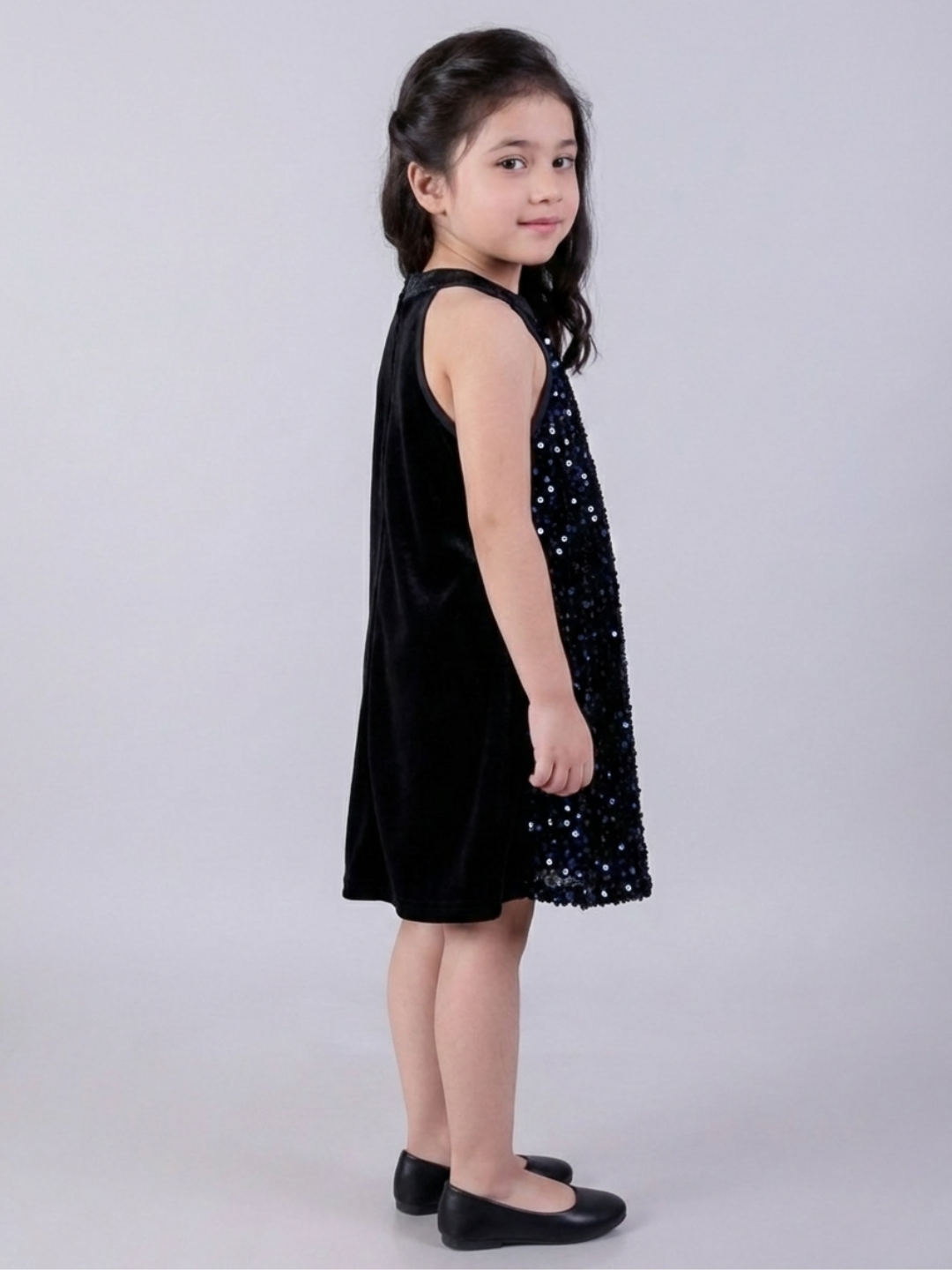 Razzle Dazzle Girls Navy Blue Dress