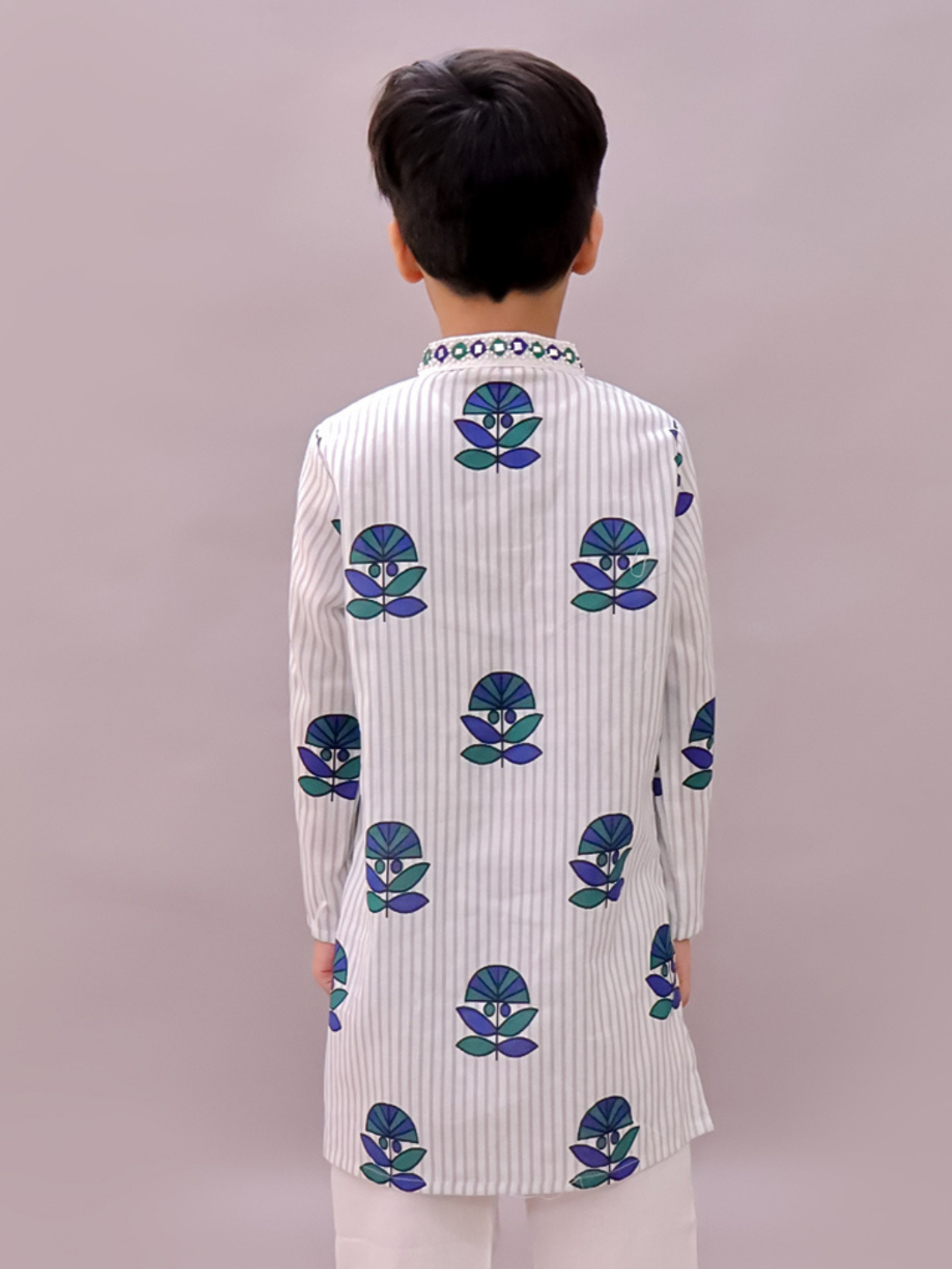Shor-Gul White Kurta For Boys