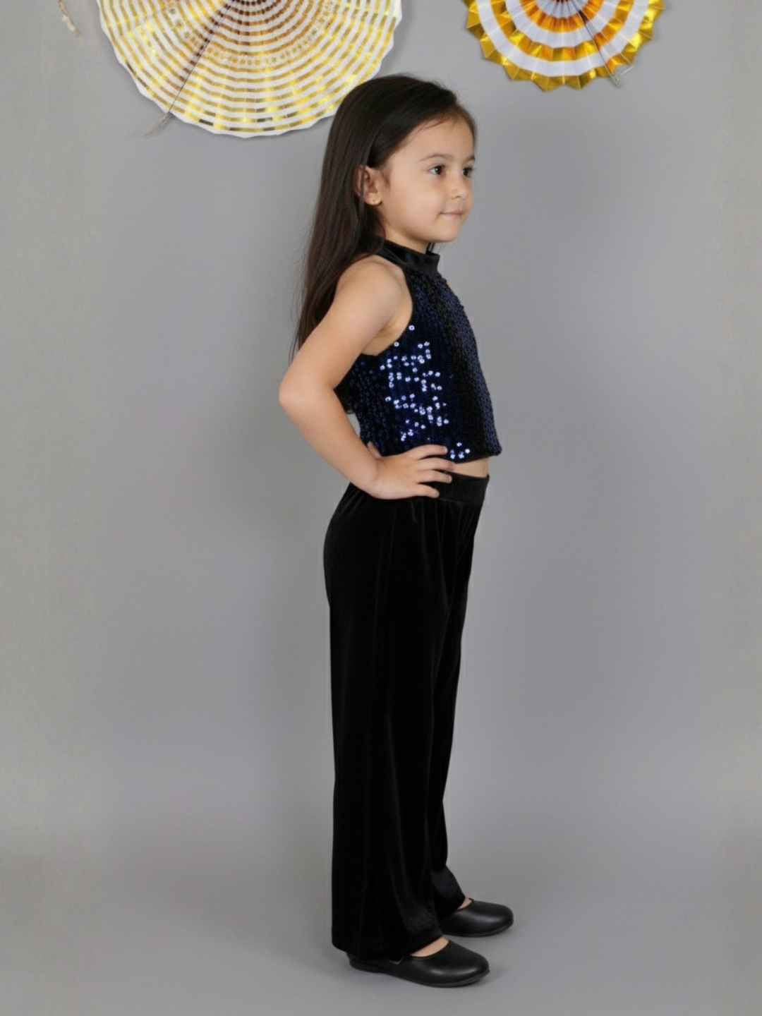 Razzle Dazzle Girls Black Top and Pant