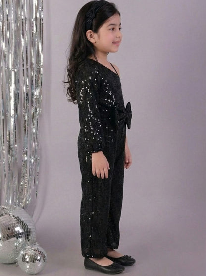 Razzle Dazzle Girls Black Party Jumper