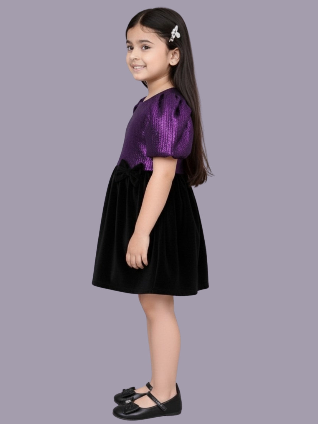 Glam up Girls Party Violet Top