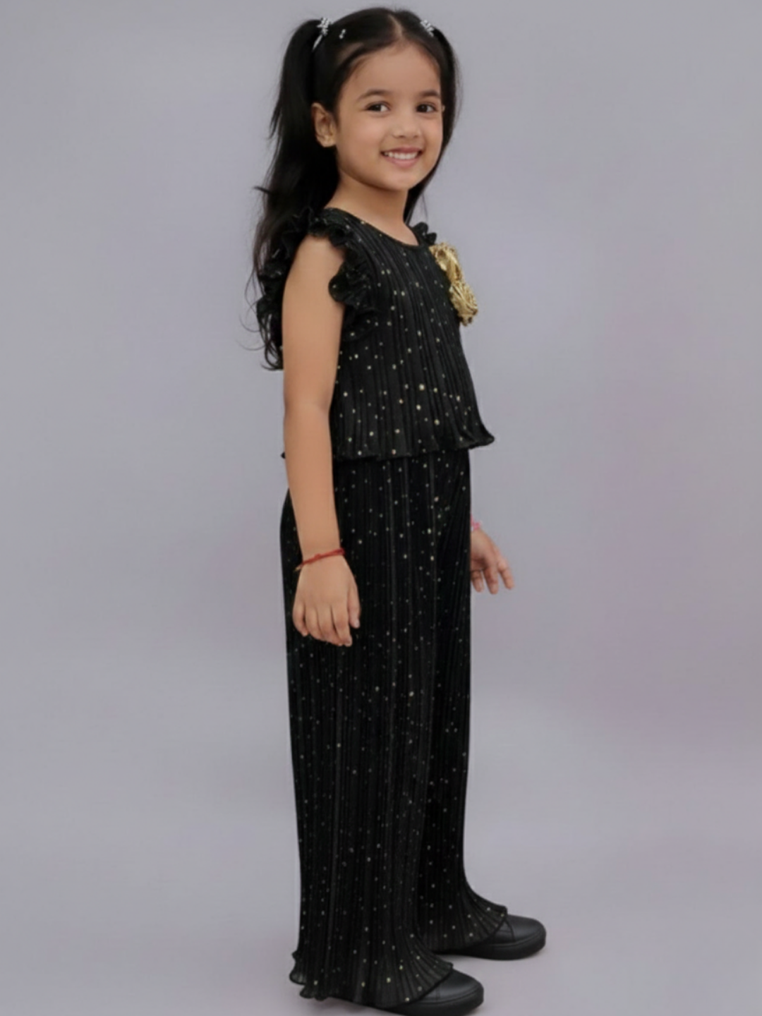 Glam up Girls Black Top and Pant