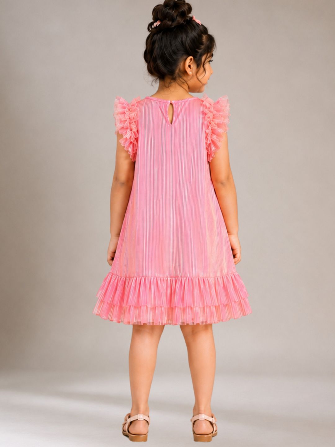 Glam Up Girls Party Pink Dress