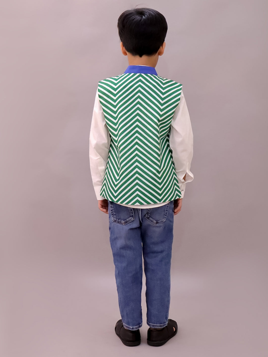 Shor-Gul Green Jacket For Boys