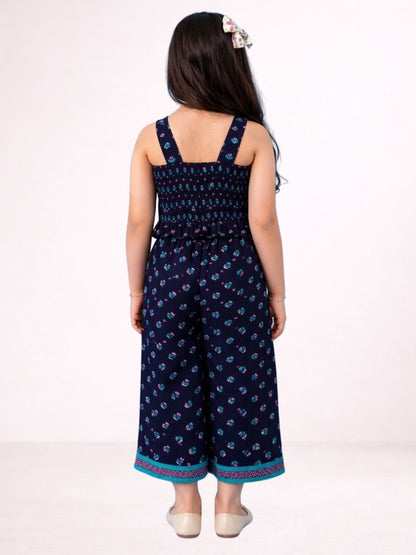 Petal Play Girls Navy Top and Pant Set