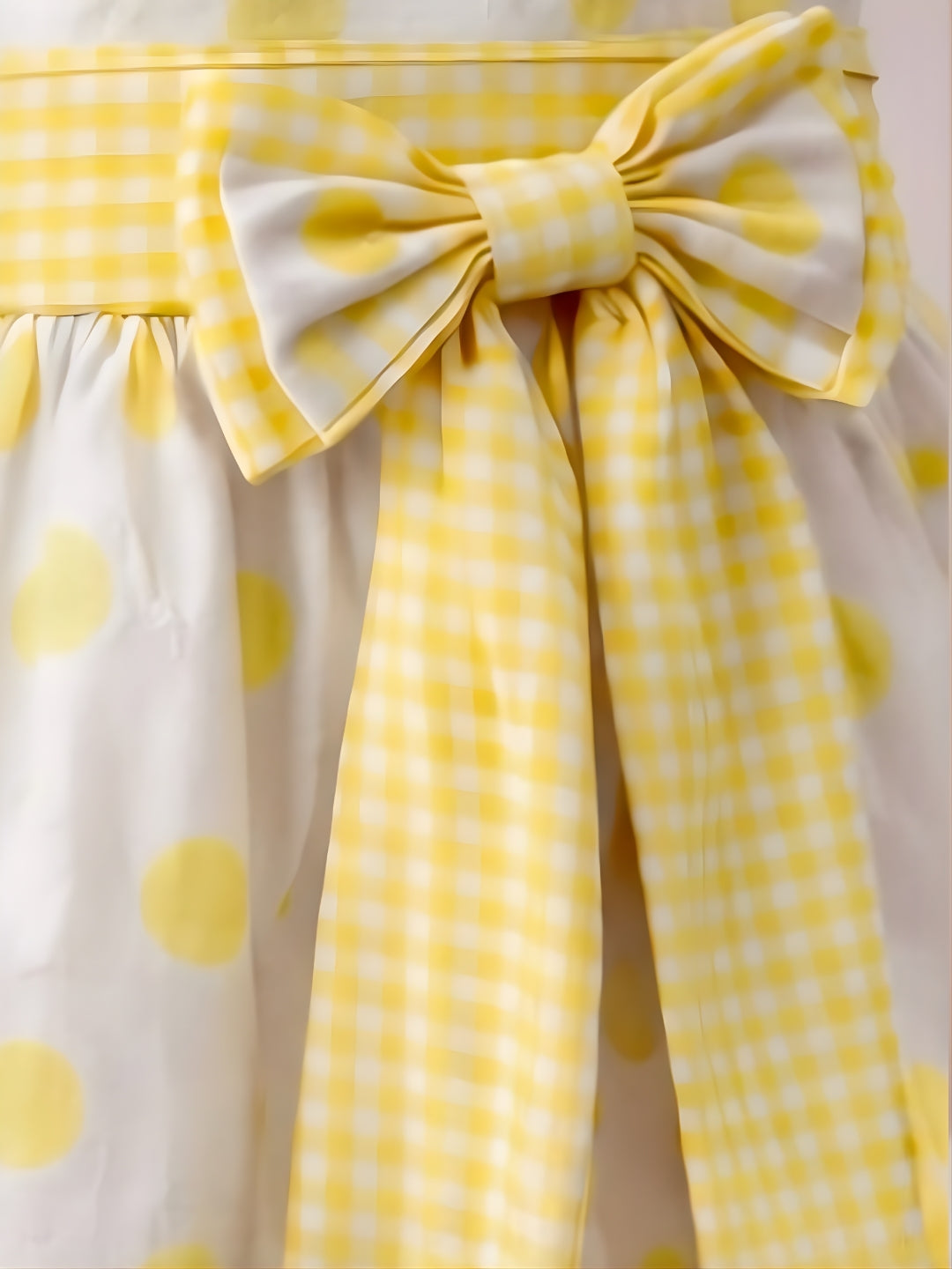 Citrus Crush Girls Yellow Cotton Dress