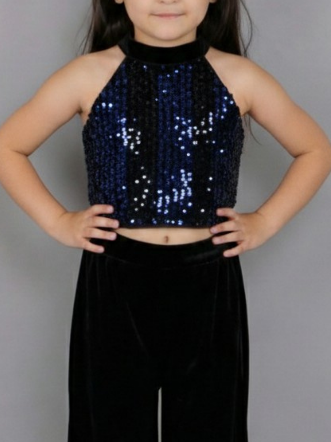 Razzle Dazzle Girls Black Top and Pant