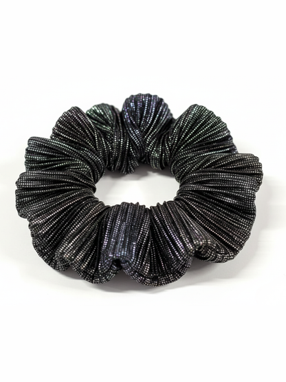 Lil Drama Set of 3 Metallic Shimmer Hair Scrunchies - Multi